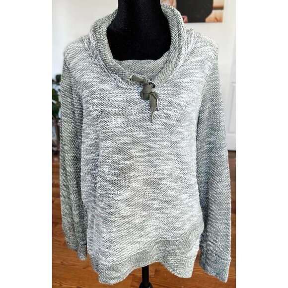 CALVIN Klein Women's Performance Cowl Neck Light Sweater sz(L) - Picture 1 of 9